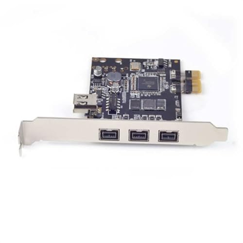 Combination 3X 1394b + 1x 1394a FireWire Port PCI-Controller Card, 1394 Card TI chipset XI02213, 8/7 / OS
