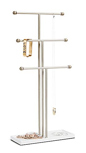 Umbra TRIGEM JWL STAND WHT/NKL