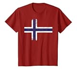 NORWAY Flag Vintage | Men Women Kids | NORWAY T-Shirt