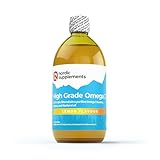 Nordic Supplements High Strength 500ml Omega 3 Fish Oil. Taste Award Winning Lemon Flavoured and Tested