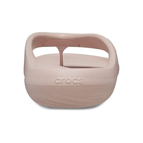 Tongs unisexes pour adulte Crocs sandales légères argile rose - 7