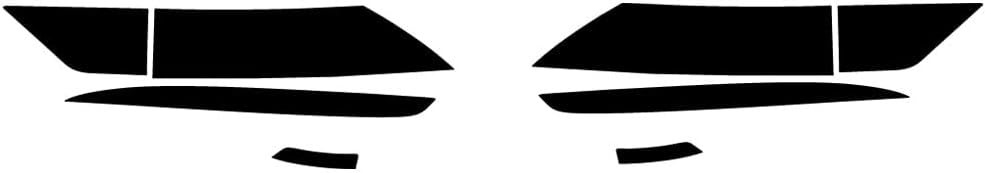 Rvinyl Tail Light Tint Covers Compatible with Lincoln Aviator 2020-2025 - Smoke