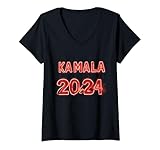 Photo Gallery donna misterioso kamala harris 2024 presidente maglietta con collo a v Photo Gallery donna misterioso kamala harris 2024 presidente maglietta con collo a v
