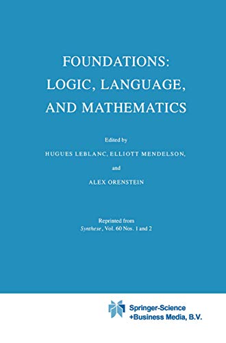 Foundations: Logic, Language, and Mathematics view 2