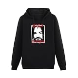 Charles Manson Helter Skelter - Sudadera con capucha unisex con capucha y bolsillo, Negro , M