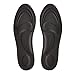 Soletta Gel Solette del Cuscino del Deodorante Traspirante Allungabile 4D Solette per I Piedi Solette da Donna Uomo per Scarpe Pad 1Pair-Black,EU 35-39