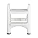 Rubbermaid EZ Step Folding Stool, 2-Step, White