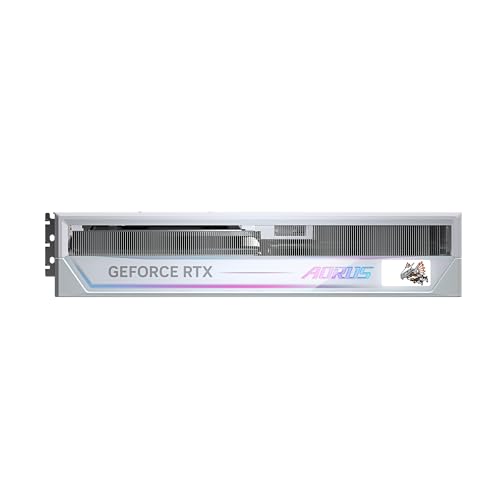 Image of GIGABYTE AORUS GeForce RTX 5090 Stealth ICE 32G Graphics Card, 32GB 512-bit GDDR7, PCIe 5.0, WINDFORCE Cooling System, Versatile VGA Holder, GV-N5090AORUSST ICE-32GDVideo Card