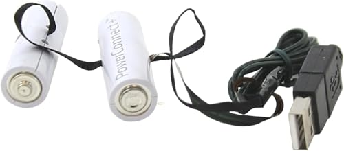 Kurt Adler USB PowerConnect+ 2 "AA Battery Converter, 18-Inch Lead Wire, Indoor Use Only3