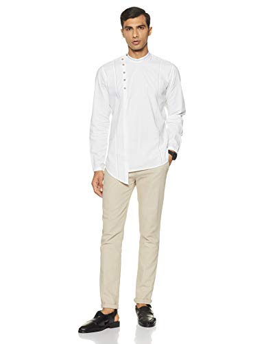 Image of Ethnix by Raymond Men's Regular Fit Tunic Shirt