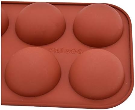 Miniatura 2 de Paquete de 2 moldes grandes de silicona para bombas de chocolate | Esfera de cacao caliente para hornear | Caramelos de silicona antiadherentes y