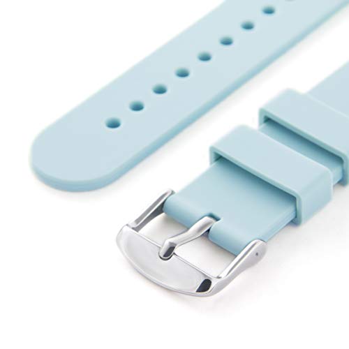 Archer Watch Straps - Silicone Quick Release Soft Rubber Replacement Watch Bands for Men and Women | Multiple Colors, 16mm, 18mm, 20mm, 22mm, 24mm