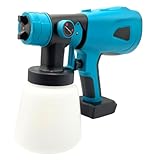 マキタ互換品 充電式 スプレーガン エアーガン 塗装 塗装ガン塗装機 塗料 塗料用 カップ 小型 スプレー コードレス 電動 マキタ 18V 14.4V バッテリー 対応 ※ バッテリー 充電器 別売 Longsafe (SPR03-BL)