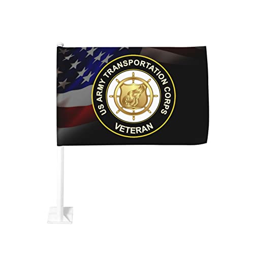 Us Army Veteran Transportation Corps 100% Polyester Fabric With Printing For Indoor Outdoor Decoration