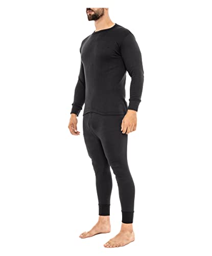 Heat Stoke Men's Thermal Long Sleeves T-Shirt Long Johns Trouser Warm Base Layer Black Charcoal S,M,L,XL,XXL - Image 5