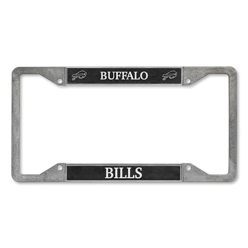 Rico Industries NFL Football Buffalo Bills Pewter License Plate Frame 12 x 6