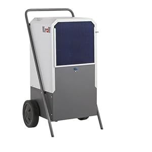 Deshumidificador de aire, potencia de deshumidificación 80l/24h, L x A x H 615 x 620 x 860 mm.