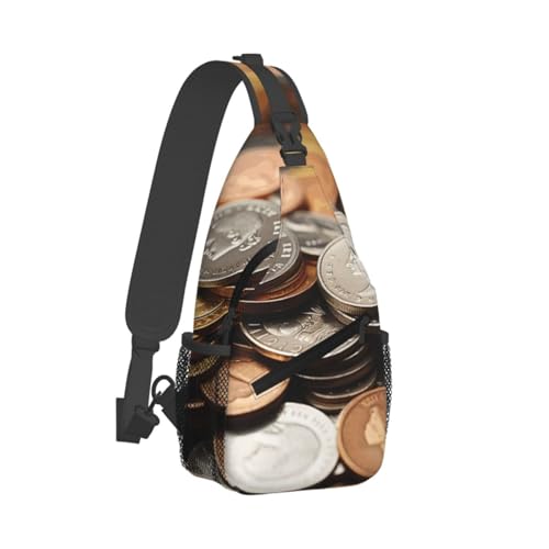 Mochila bandolera tipo cruz para viaje y senderismo miniatura 7