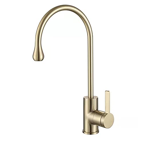 Robinetterie cuisine eau chaude froide avec mitigeur évier en arc haut