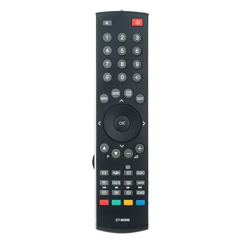 AULCMEET Mando a Distancia,CT-90300 Nuevo Mando a Distancia Apto para fit for Toshiba TV 32AV505DB 42AV505DB 37AV505DB 32AV503 32av504 32av505 37av504 37av505 37av503 42av503