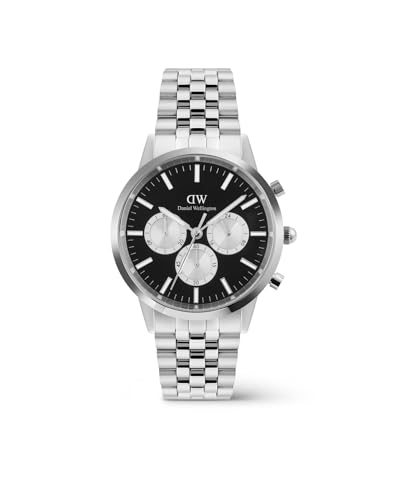 Image of Daniel Wellington Black Round Dial Analogue Men's Watch - DW00100873K