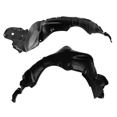 Image of TRQ Front Driver and Passenger Side Inner Fender Liner Set Compatible with 2010-2015 Toyota Prius