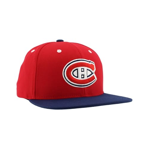 Image of ZHATS NHL Unisex-Adult NHL Officially Licensed Adjustable Snapback Hat Flat Bill Z11 Icon Two Color