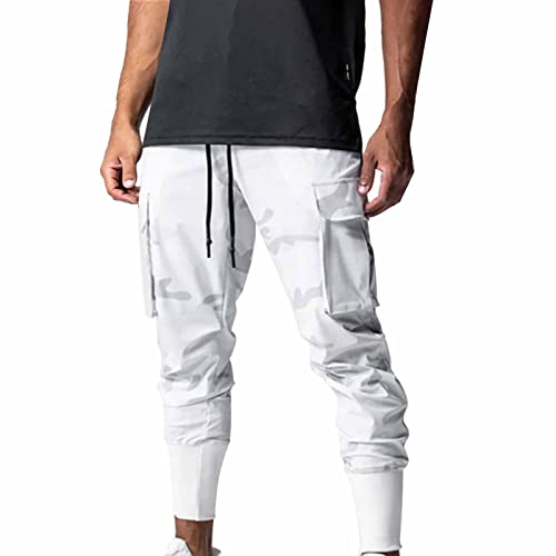Pantalon de travail homme lin fluide taille haute confortable et ample