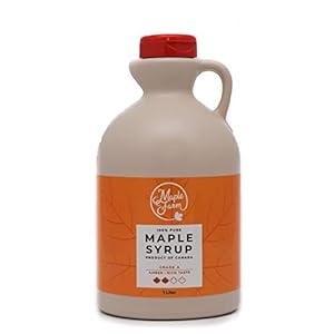 MapleFarm – Ahornsiroop – Pure Canadian maple syrup 1 litre – Grade A – Amber maple syrup – GLUTEN FREE – VEGAN