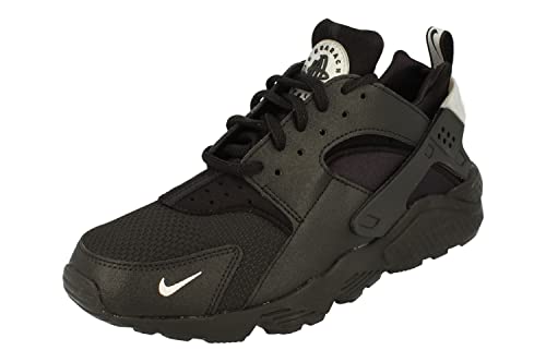 Nike Air Huarache Hommes Running Trainers DX8968 Sneakers Chaussures (UK 7 US 8 EU 41, Black Metallic Silver 001)