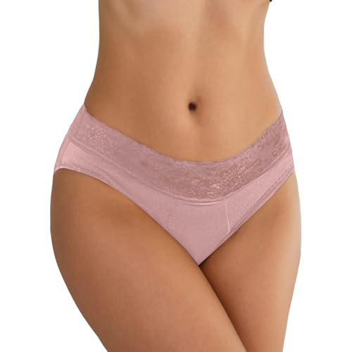 Bragas para fuga orinaria femenina lavable – Bragas incontinencia y menstrual de cintura alta, ideal para el ciclo mensual con máxima comodidad, 01 Violeta Claro, XL