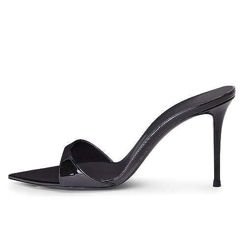 Sandali Mulo con Tacco a Spillo da Donna...