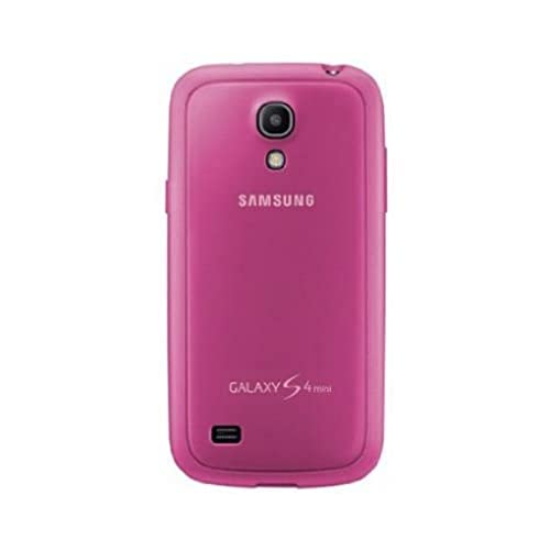 Samsung Protective Cover Plus   Funda para móvil Galaxy S4 Mini (Revestimiento de goma), rosa