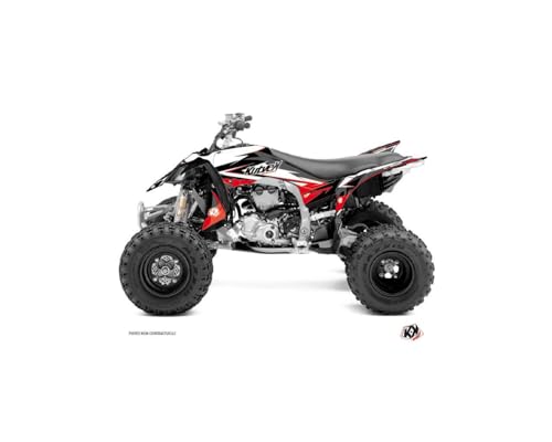 Autocollant kit déco Yamaha 450 YFZ R Stage noir rouge quad 2014-2023