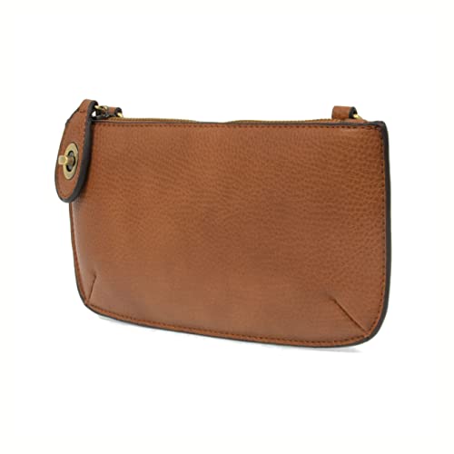 Image of Joy Susan Women's Fashion Purse Mini Crossbody Wristlet Clutch Handbag - Cedar Brown