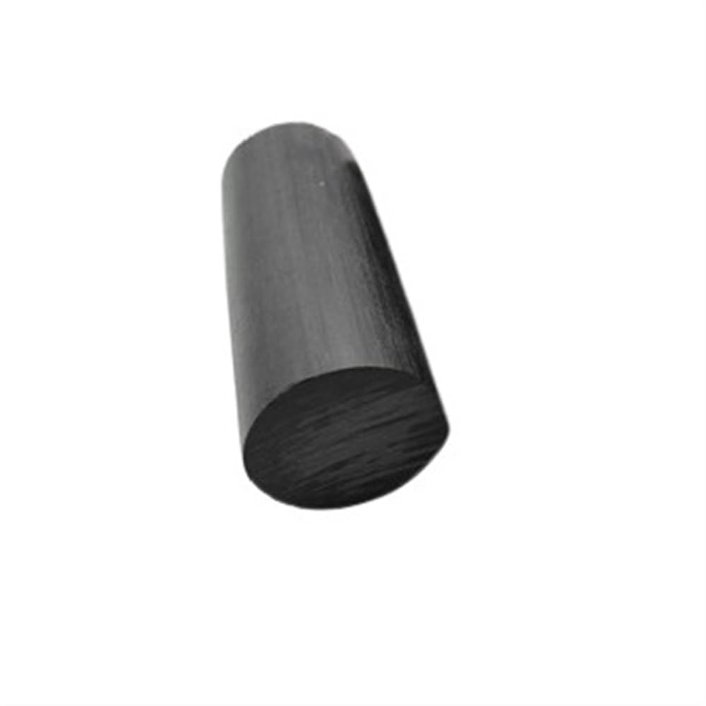 Schwarze ABS-Stange 6-65 mm, 500 mm bearbeitbare Kunststoff-Rundstange, Kunststoff-Vollstange für(30x500mm)