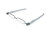 faltlesebrillen bestellen Farbe: blaugrau Edison&King Lesebrille Podreader/Bügel bilden mittels Faltmechanismus EIN Etui (+1,00 blaugrau)
