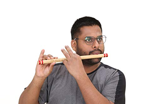 Image of SG Musical G Natural Bamboo Flute Bansuri Size 17 Inches