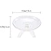 Hamster Flying Saucer Silent Running Exercise Wheel for Hamsters, Gerbils, Mice,Hedgehog and Other Small Pets Silent Running Wheel Hamster Wheel (White)