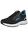 Campus mens Rodeo Pro BLK/T.BLU Running Shoe - 8 UK (RODEO PRO)
