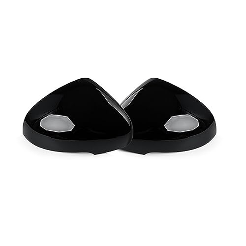 Coques de rétroviseur Stinger look sport avec finition noir brillant miroir