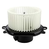 Front HVAC Heater Front Blower Motor with Fan Cage Fit for 1996-2007 Ford Taurus, for 1996-2005 Mercury Sable, Assembly Replaces 700017 1F1Z19805AA E8DZ19834A 256250 2613373 PM919