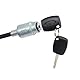 CANJPTON Kompatibel mit Ford Focus C-Max 2003-2007 Motorhaubenschloss Reparatursatz mit 2 Schlüsseln Lang Type Schließzylinder Motorhaubenentriegelung Entriegelungsschloss 1343577 4M5AA16B970AB