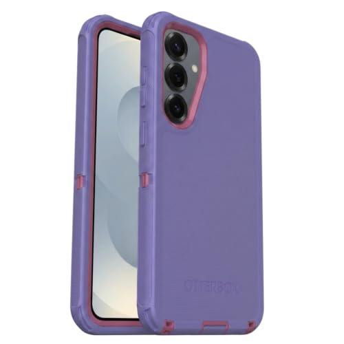 Image of OtterBox Samsung Galaxy S25+ & Galaxy S24+ (Only) - Defender Series Case - Violet Current (Purple & Pink) - Rugged & Durable - with Port Protection - Wireless Charging Compatible