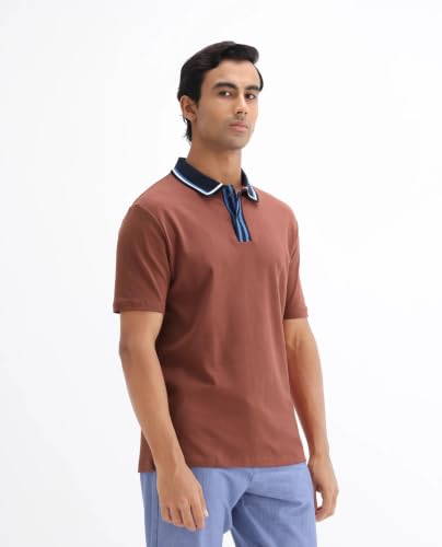 Image of Rare Rabbit Regular fit Plain Polo