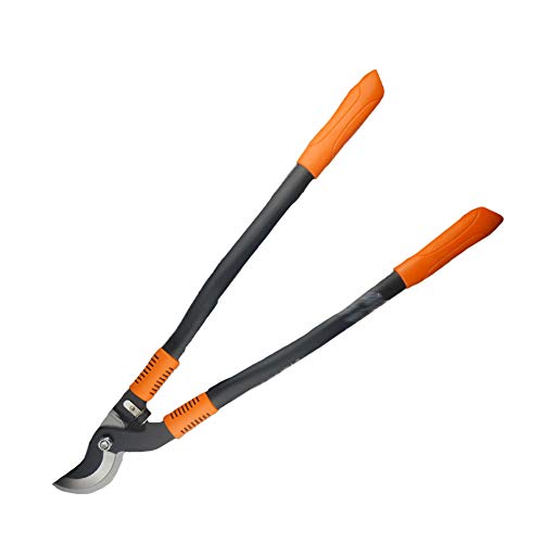 Cesoie per rami leggere e spesse, strumento per la raccolta di frutta e verdura per potatura di piante da giardino, lama in acciaio a gomito SK-5, manico in ABS Cesoie da giardino ergonomich