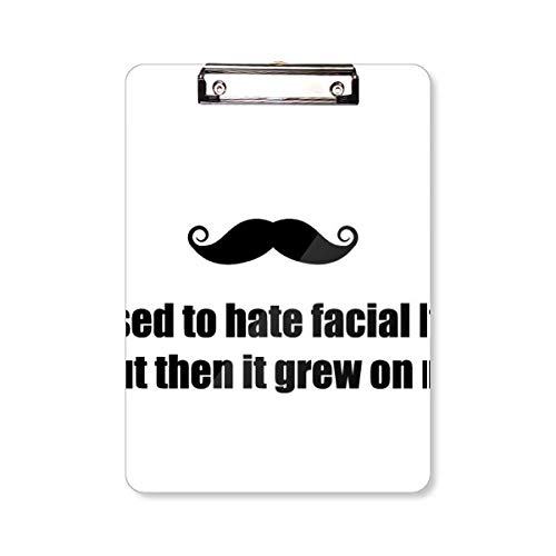 Porte-bloc Joke About Beard A4 pour ranger vos notes quotidiennes au bureau