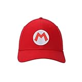 Super Mario Bros Mario Red Flex Fit Hat
