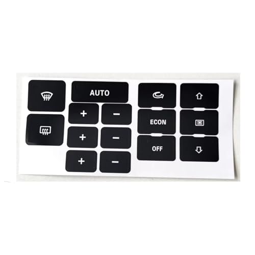 Autocollant de réparation de climatisation pour A6 C5 bouton usé de tableau de bord