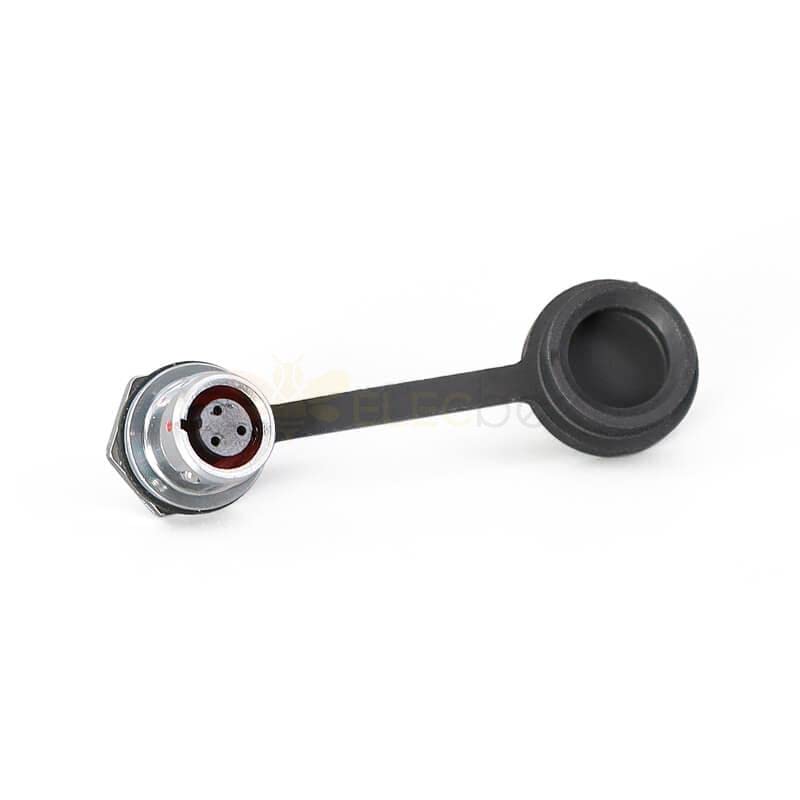 SF6 3 Pin Plug+Socket Metal Waterproof Aviation Circular Back-Mount Quick Industrial Push-Pull